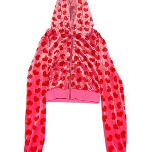 Dolls-kill Women's Pink and Red Crop-top